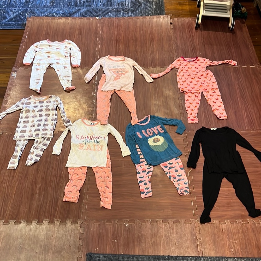 Lot of PJs Kickee Pants & Kyte (sz 2-3t)
